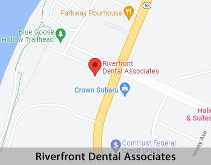 Map image for Options for Replacing Missing Teeth in Chattanooga, TN